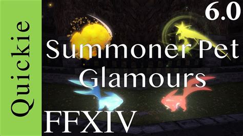 ff14 pet glamour commands.